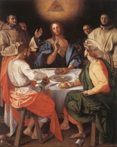 Jacopo Pontormo, 1525, Supper at Emmaus